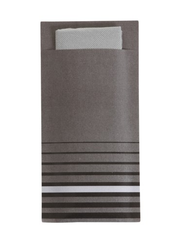 Sobre gris de celulosa 10x20 cm Isi Pro.mundi (200 unidades)