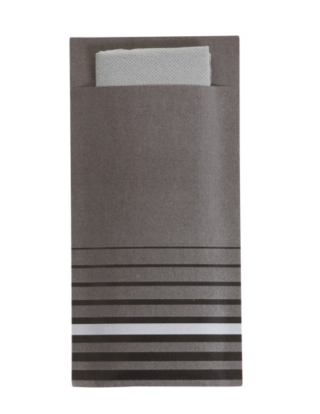 Sobre gris de celulosa 10x20 cm Isi Pro.mundi (200 unidades)