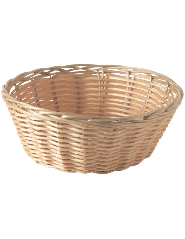 Cesta redonda beige polipropileno (pp) Ø 18 cm 6