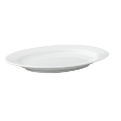 Plato ovalado blanco porcelana 17 cm K Pro.mundi