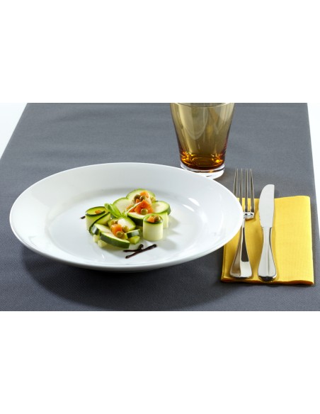 Plato ovalado blanco porcelana 33 cm K Pro.mundi