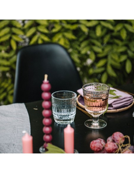 Vaso forma baja vidrio prensado 26 cl Panama Accolade