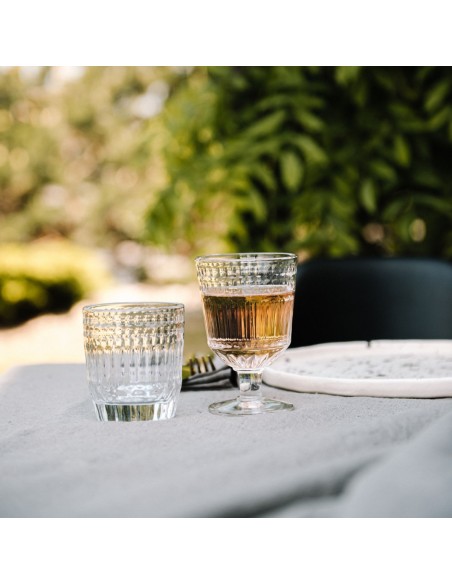 Vaso forma baja vidrio prensado 26 cl Panama Accolade