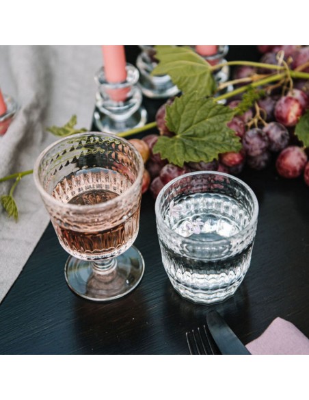 Vaso forma baja vidrio prensado 26 cl Panama Accolade