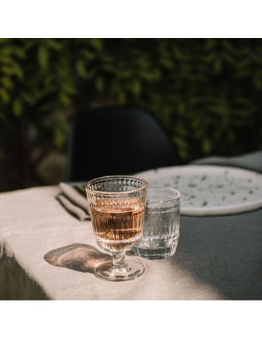 Vaso forma baja vidrio prensado 26 cl Panama Accolade