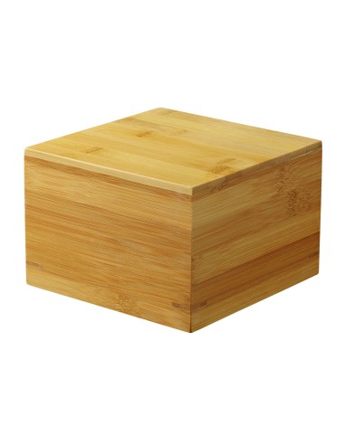 Alzador cubo bambú 15x15x10 cm Pro.mundi