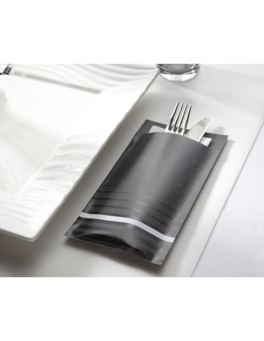 Bolsa gris de celulosa 10x20 cm Isi Pro.mundi (200 unidades)