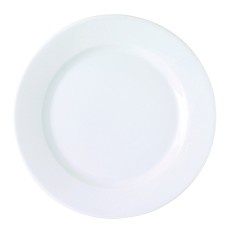 Plato llano redondo blanco porcelana Ø 14 cm K Pro.mundi