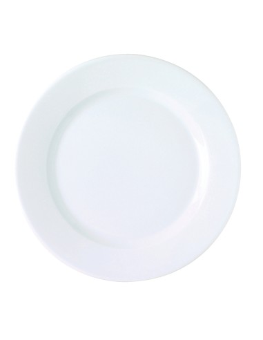 Plato llano redondo blanco porcelana Ø 14 cm K Pro.mundi