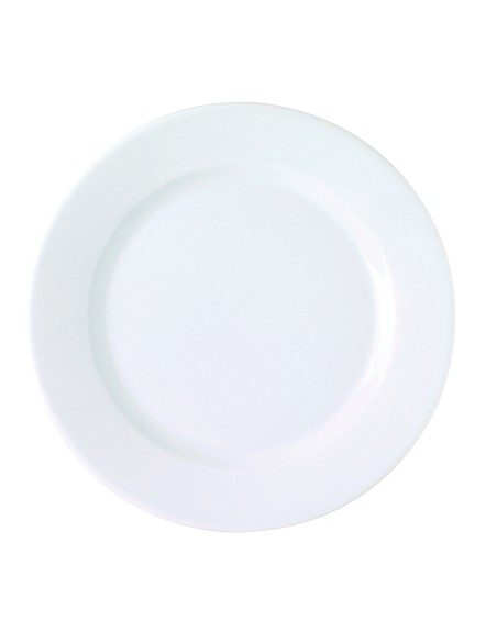 Plato llano redondo blanco porcelana Ø 14 cm K Pro.mundi