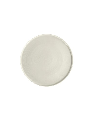 Plato Llano Redondo Porcelana Blanco 24 Cm Anillo Porland