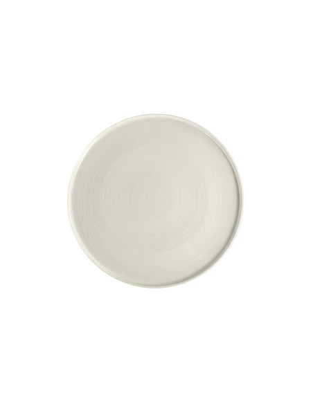 Plato Llano Redondo Porcelana Blanco 24 Cm Anillo Porland