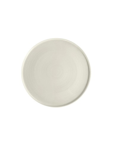 Plato Llano Redondo Porcelana Blanco 27 Cm Anillo Porland