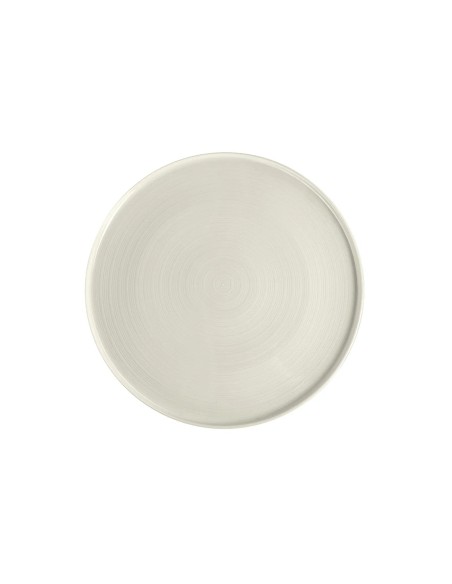 Plato Llano Redondo Porcelana Blanco 27 Cm Anillo Porland