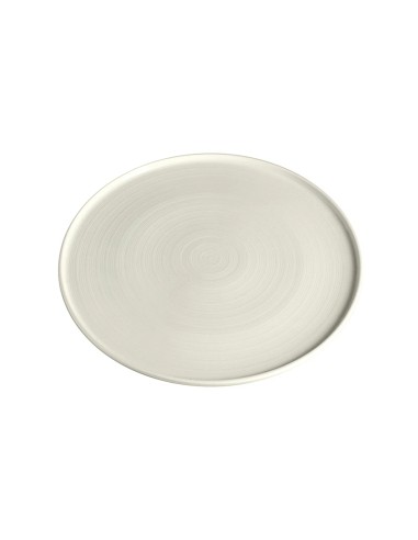 Plato Llano Redondo Porcelana Blanco 27 Cm Anillo Porland