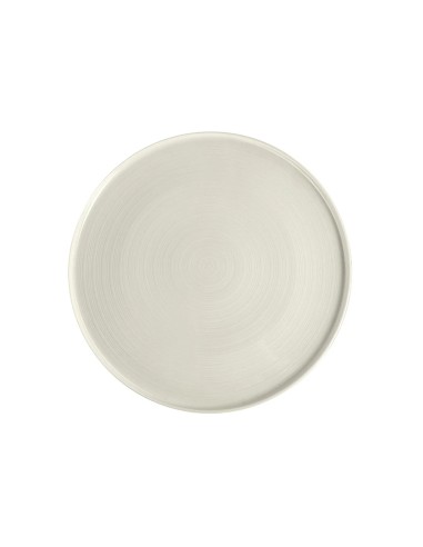 Plato Llano Redondo Porcelana Blanco 30 Cm Anillo Porland
