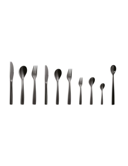 Cucharilla Café Acero Inoxidable Negro 14Cm Barcelona Colors Comas