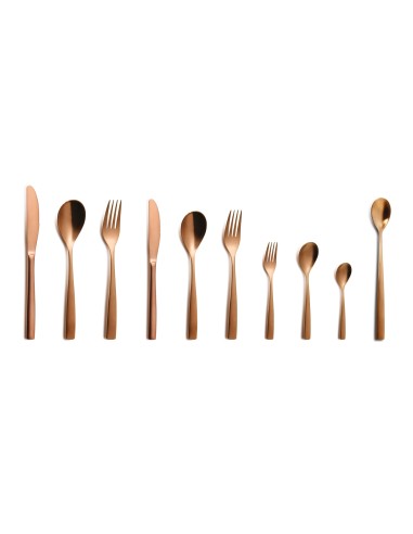 Tenedor Lunch Acero Inoxidable Cobre 14Cm Barcelona Colors Comas