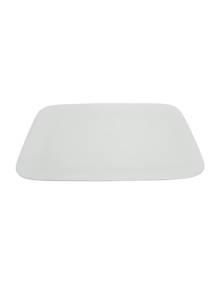 Plato Llano Rectangular Porcelana Blanco 28 Cm Bach Porland