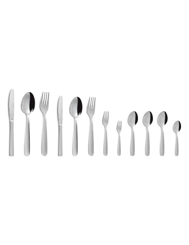 Cucharilla Moka Inox Níquel Free Plateado Vibrado Finish 1.0 Mm 1001 Comas