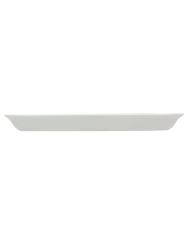 Bandeja Rectangular Porcelana Blanco 23 X 12 Cm Bach Porland