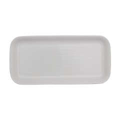 Bandeja Rectangular Porcelana Blanco 31 X 15 Cm Bach Porland