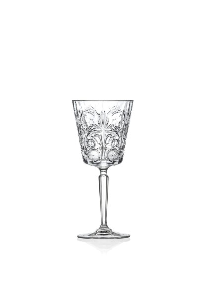 Cup cocktail glass decorated Ø8.6Cm H19.4Cm 29cl Tatoo RCR Italian glassware | Pilsa