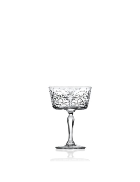 Copa Cóctel Vidrio Decorado Ø8.8Cm H14Cm 26.8Cl Tatoo Rcr Cristalería Italiana | Pilsa