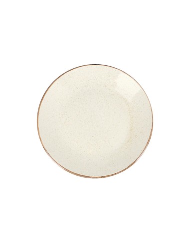 Plato Llano Redondo Porcelana Beige 28 Cm Seasons Beige Porland