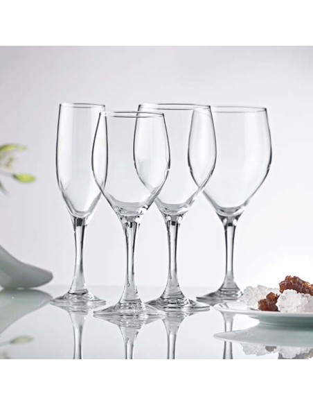 Transparent glass burgundy glass 42 cl Vintage Vicrila | Pilsa