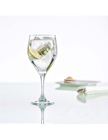 Transparent glass burgundy glass 42 cl Vintage Vicrila | Pilsa