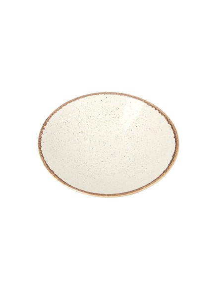 Plato Hondo Redondo Porcelana Beige 20 Cm Seasons Beige Porland