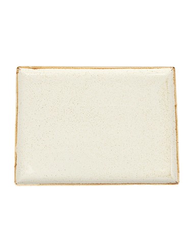 Bandeja Rectangular Porcelana Beige 35X26 Cm Seasons Beige Porland