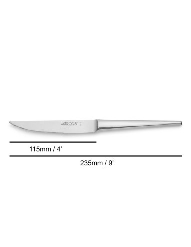 Cuchillo Chuletero Acero Inoxidable Plateado 23.5 Cm Arcos | Pilsa