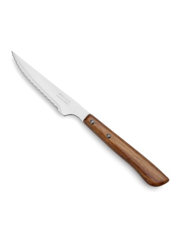 Cuchillo Chuletero Acero Inoxidable Nitrum Madera Marrón 21.5 Cm Arcos | Pilsa